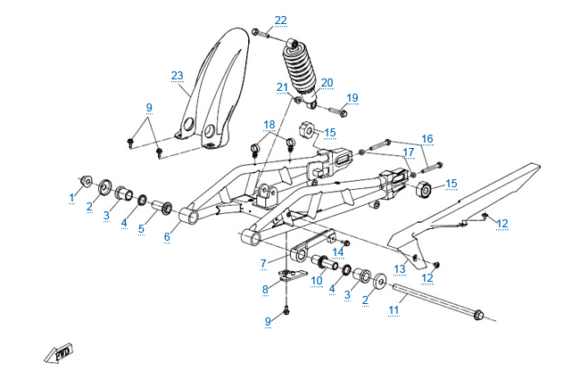 Задняя подвеска