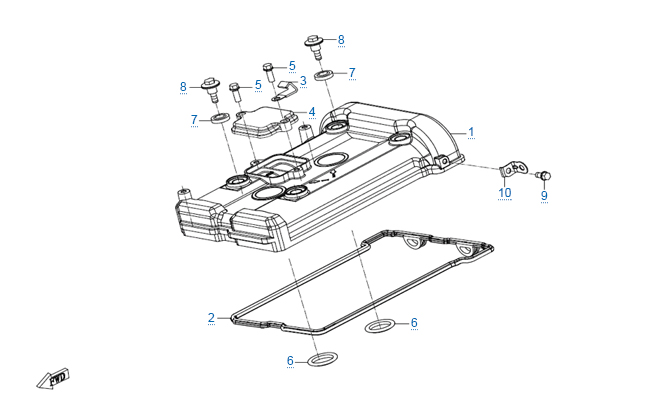 Крышка головки цилиндров