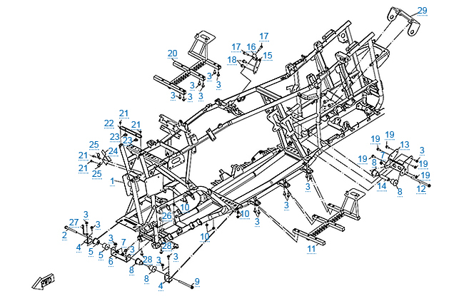 Рама в сборе