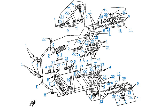 Задняя подвеска