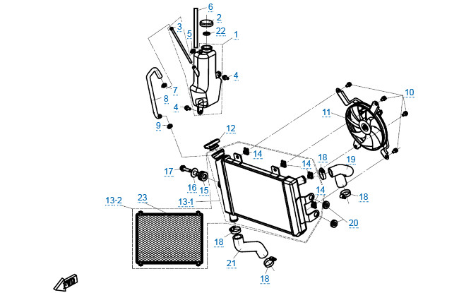 Система охлаждения двигателя