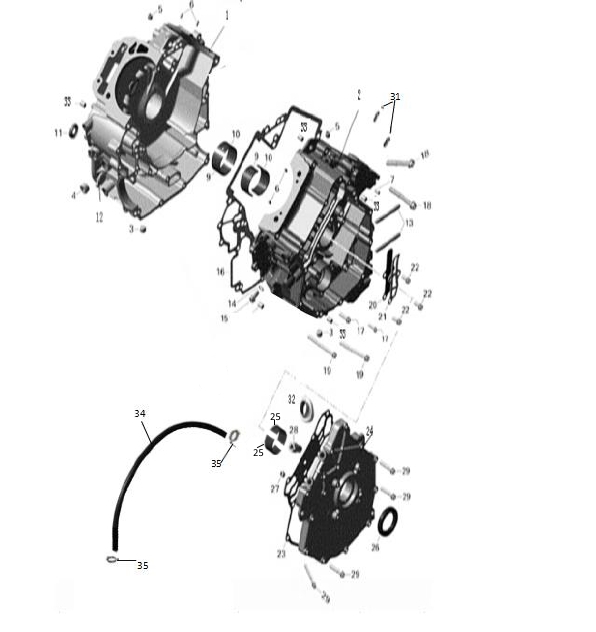 Картер двигателя 140537
