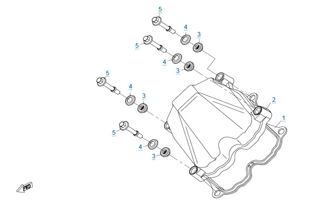 Крышка головки цилиндра
