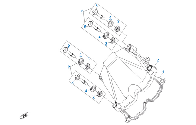 Крышка головки цилиндра