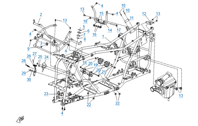 Рама в сборе