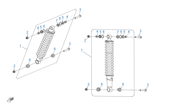 Передние амортизаторы