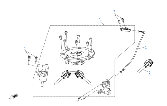 Комплект замков
