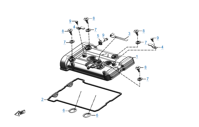 Крышка головки цилиндров