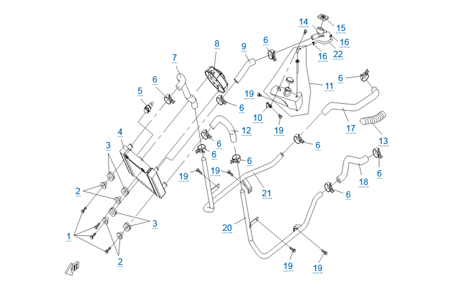 Система охлаждения двигателя