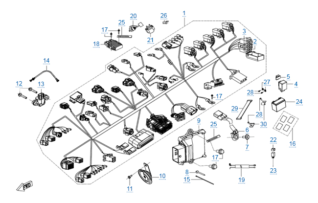 Электрическая система (abs)