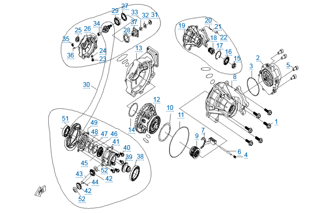 Передний редуктор
