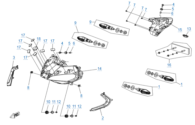 Внешние световые приборы