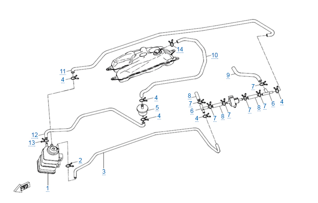 Система рециркуляции топлива