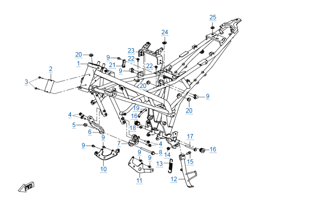 Рама в сборе