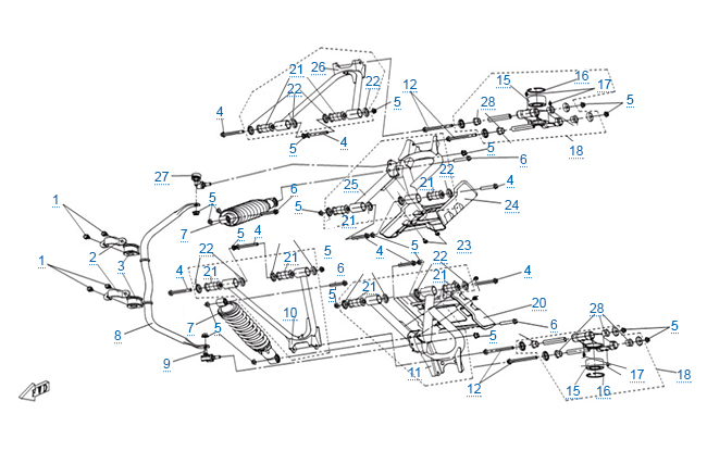 Задняя подвеска