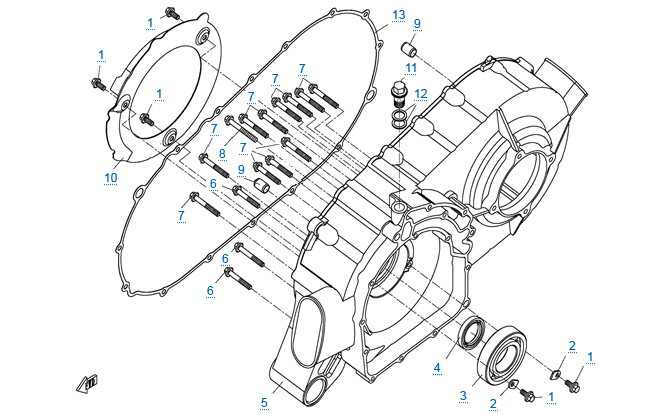 Корпус вариатора