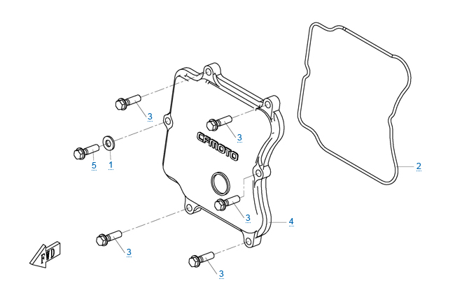 Крышка головки цилиндра