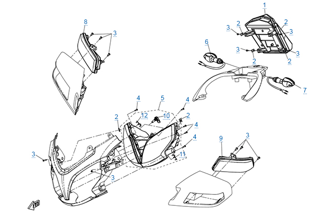 Внешние световые приборы