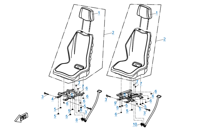 Сиденье в сборе