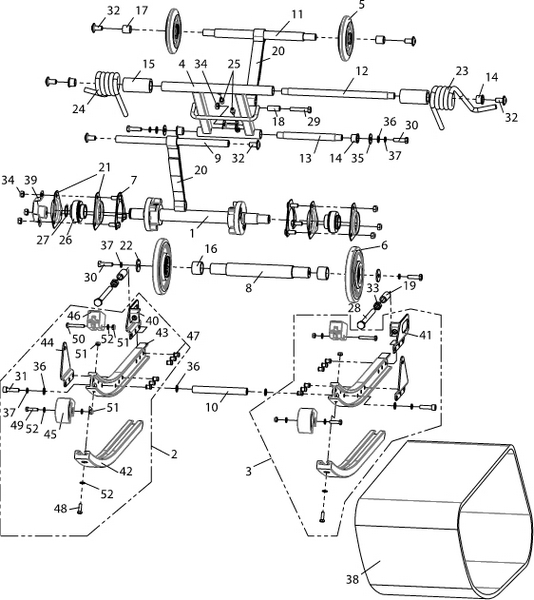 Движитель гусеничный C70200100