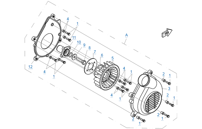 Вентилятор моторного отсека