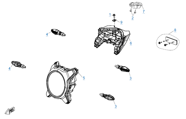 Внешние световые приборы