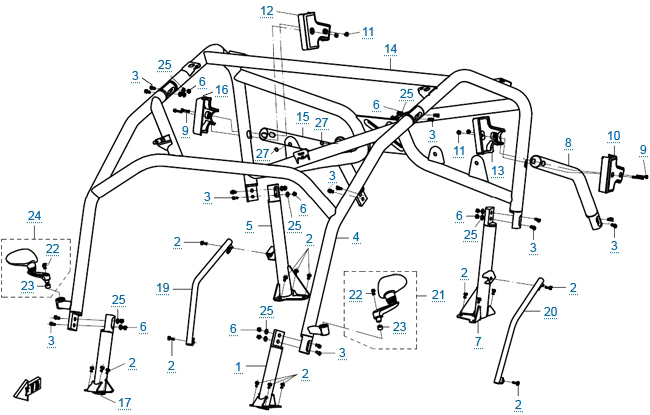 Каркас кабины