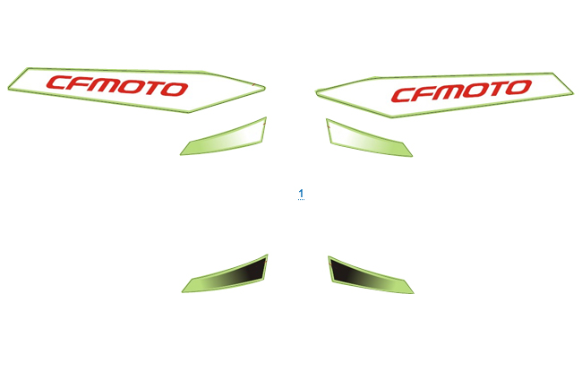 Расположение стикеров