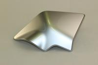 Накладка противотуманной фары, левая (серебристый / ULTRA SILVER)