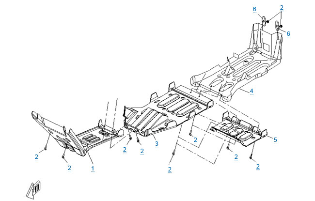 Пластиковая защита днища