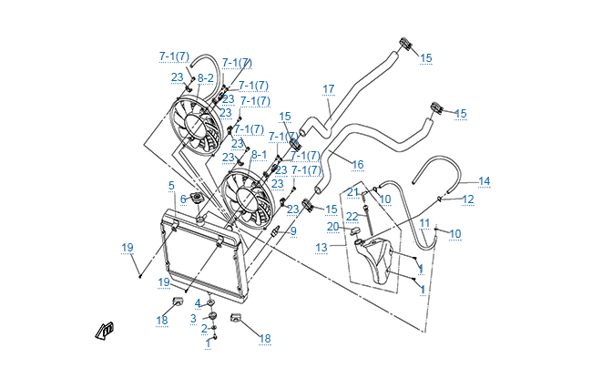 Система охлаждения двигателя
