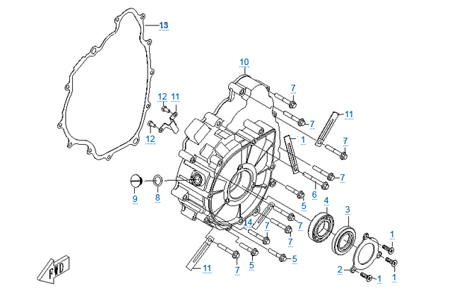 Крышка картера