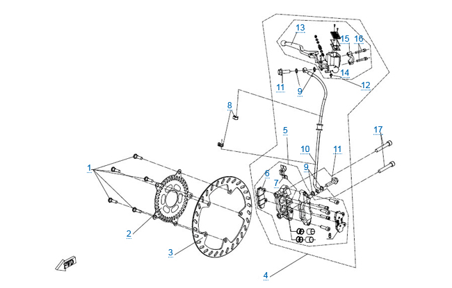 Передняя тормозная система