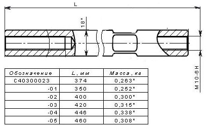 0013939  Тяга C40300023