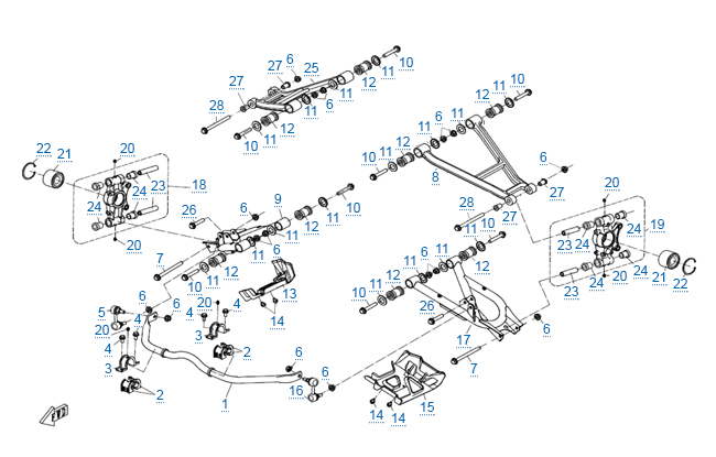 Задняя подвеска