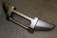 Накладка бампера (серый металлик)