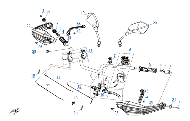 Детали руля