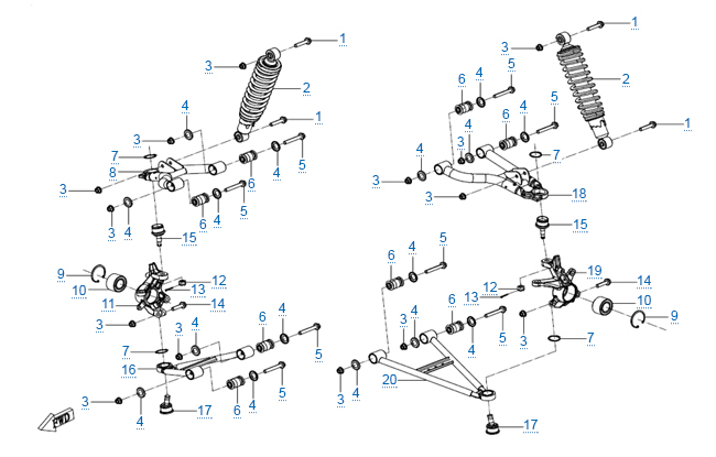 Передняя подвеска