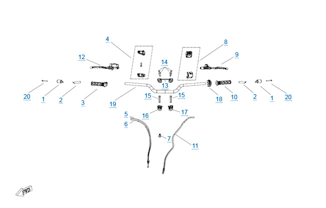 Детали руля