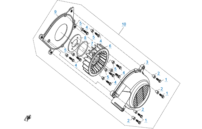 Вентилятор моторного отсека