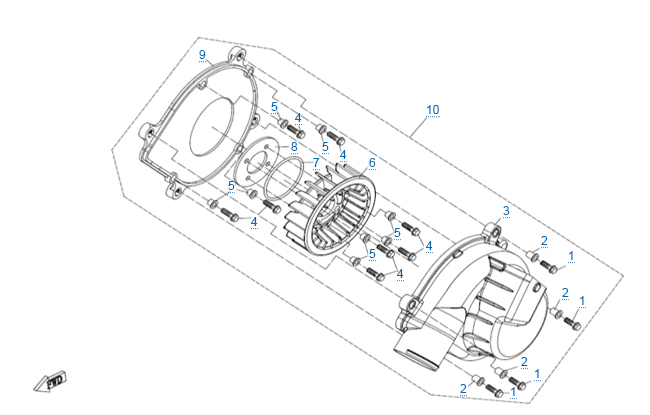 Вентилятор моторного отсека