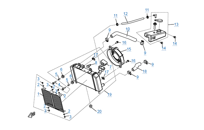 Система охлаждения двигателя
