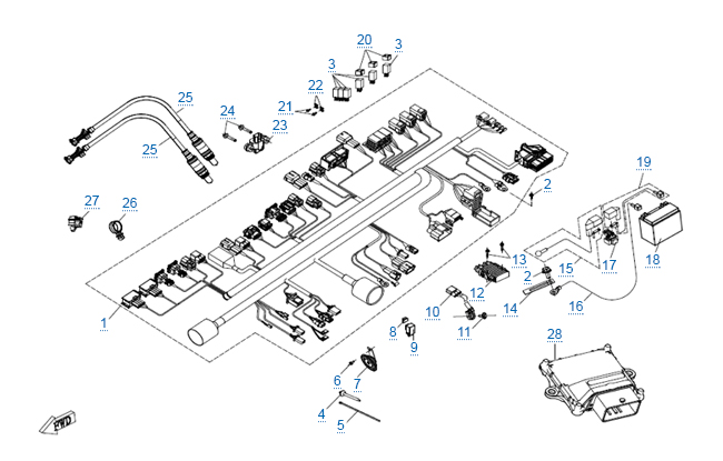 Электрическая система (abs)