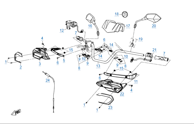 Детали руля