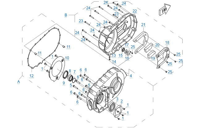 Корпус вариатора
