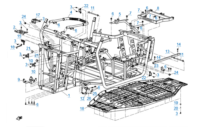Рама в сборе