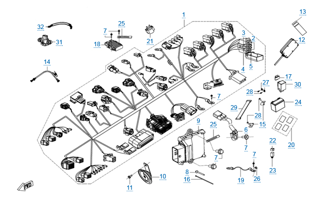 Электрическая система (abs)