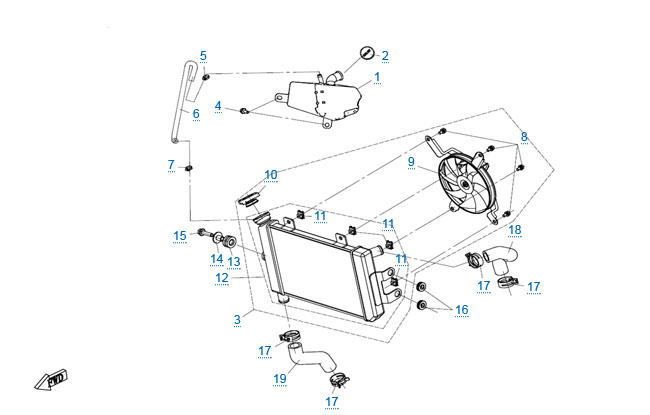 Система охлаждения двигателя