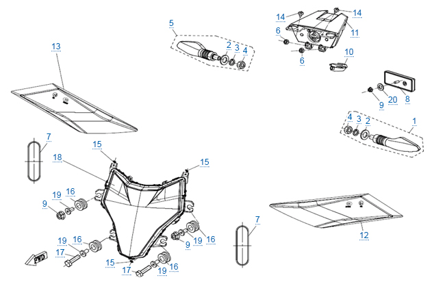 Внешние световые приборы