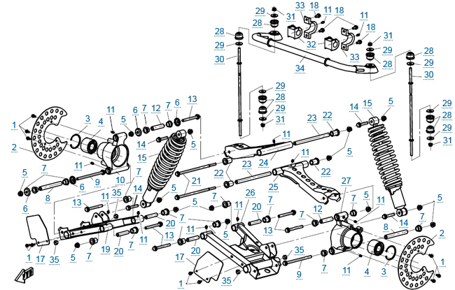 Задняя подвеска